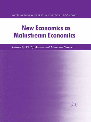 cover image of New Economics as Mainstream Economics